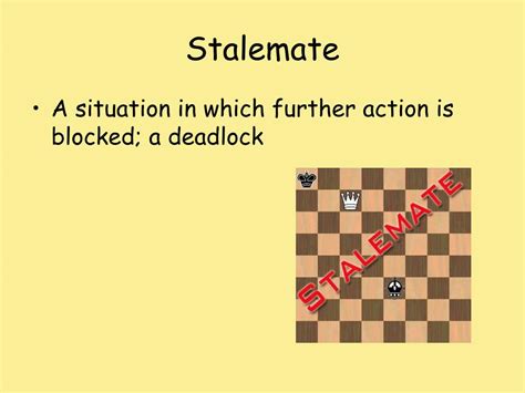 stalemate in tagalog|STALEMATE Meaning in Tagalog .